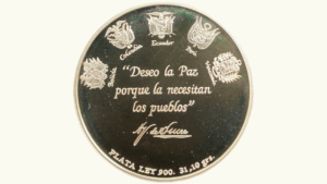 VENEZUELA, Medalla 1995, AU.  **NATALICIO DEL MARISCAL, ANTONIO JOSE DE SUCRE, 1795-1995**