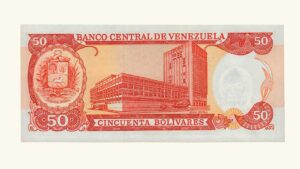 VENEZUELA, 50 Bolívares, Mayo-31-1990, Serie E8, UNC.