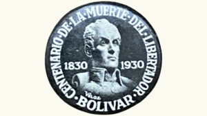 VENEZUELA, Pin Conmemorativo Centenario De La Muerte Del Libertador Simón Bolívar, 1830-1930