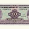 VENEZUELA, 10 Bolívares, Mayo-31-1990, Serie L8, AU.