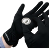 LEUCHTTURM, Guantes Negros de Micro-Fibra Para Manipular Monedas.