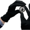 LEUCHTTURM, Guantes Negros de Micro-Fibra Para Manipular Monedas. - Imagen 2