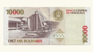 VENEZUELA, 10000 Bolívares, Febrero-10-1998, Serie A8, AU.  **PELUCON**