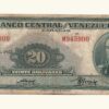 VENEZUELA, 20 Bolívares, Mayo-26-1955, Serie M6, VF.