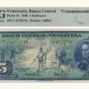 VENEZUELA, 5 Bolívares, Mayo-10-1966, Serie C7, PMG64.  **DIEGUITO / CONMEMORATIVO**