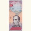 VENEZUELA, 10 Bolívares Soberanos, Enero-15-2018, Serie B8, UNC.  **CAPICUA o RADAR**