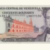 VENEZUELA, 50 Bolívares, Diciembre-8-1992, Serie L7, AU
