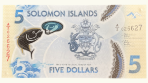SOLOMON ISLANDS, 5 DOLLARS, 2019, Serie A7, UNC.  **POLIMERO**