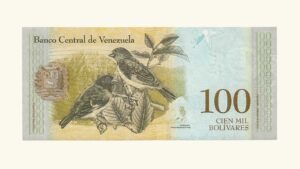VENEZUELA, 100000 Bolívares Fuertes, Dic-13-2017, Serie Z8, AU/UNC. **REPOSICION TIPO C**