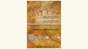 VENEZUELA, Set de 5 Monedas De Plata  0,25, 0,50, 1, 2, 5.  **EN ESTUCHE DE BANESCO**