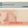 VENEZUELA, 50.000 Bs. Soberanos, Ene-22-2019, Serie A8, PMG65-EPQ.  **MUESTRA SIN VALOR** - Imagen 2