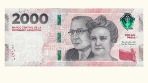 ARGENTINA, 2000 Pesos, 2023 – 2024, Serie H8, UNC.  **HEROES DE LA SALUD**