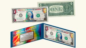 EE.UU., 1 Dollar, 2006, Serie B8I, UNC.  **HOLOGRAMADO MULTI-COLOR**