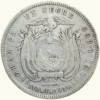 ECUADOR, 1 Sucre, 1884, VF. - Imagen 2