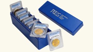 PCGS, Caja Plasticas de 20 Espacios Para Monedas Certificadas.  **USADA**