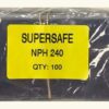 SUPERSAFE, Fundas Transparentes Pequeñas Para Billetes - 1 Unidad