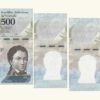 VENEZUELA, 500 BsF, Agosto-18-2016, Serie A8, UNC.  **PRUEBA DE IMPRESION PROGESIVA**