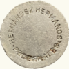 VENEZUELA, Ficha De Hacienda, 2 Reales, 1902, XF/AU.  **HACIENDA PEDERNALES** - Imagen 2