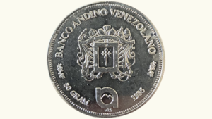VENEZUELA, Medalla 1985, XF/AU.  **BANCO ANDINO VENEZOLANO**