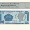 VENEZUELA, 2 Bolívares, Octubre-5-1989, Serie BJ7, PMG65-EPQ.  **TINOQUITO**