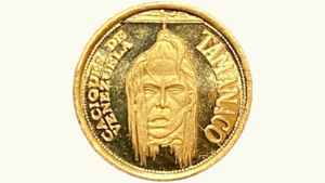 VENEZUELA, Medalla Serie Caciques De Venezuela, 1 Dinero, 1957, AU/UNC.  **CACIQUE TAMANACO**