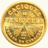 VENEZUELA, Medalla Serie Caciques De Venezuela, 1 Dinero, 1957, AU/UNC.  **CACIQUE TAMANACO** - Imagen 2