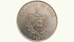 CUBA, 1 Peso, 2001, UNC.  **175 ANIVERSARIO DEL CONGRESO PANAMERICANO**