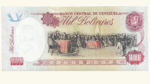 VENEZUELA, 1000 Bolívares, Agosto-06-1998, Serie P9, UNC.