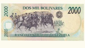 VENEZUELA, 2000 Bolívares, Junio-16-1997, Serie B8, UNC.