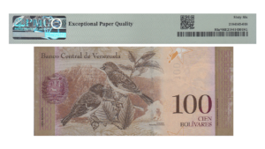 VENEZUELA, 100 Bolívares Fuertes, Marzo-20-2007, Serie Z8, PMG66-EPQ.  **REPOSICION**