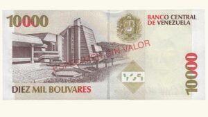 VENEZUELA, 10000 Bolivares, Febrero-10-1998, Serie A8, UNC.  **ESPECIMEN SIN VALOR**