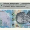 VENEZUELA, 10000 Bolívares Fuertes, Agosto-18-2016, Serie Z8, PMG66-EPQ.  **REPOSICION**