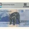 VENEZUELA, 10000 Bolívares Fuertes, Agosto-18-2016, Serie Z8, PMG66-EPQ.  **REPOSICION** - Imagen 2