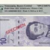 VENEZUELA, 10 Bolívares Digitales, Abril-29-2021, Serie A8, PMG67 EPQ.  **SPECIMEN**