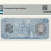VENEZUELA, 2 Bolívares, Octubre-5-1989, Serie BL7, PMG67-EPQ.  **TINOQUITO** - Imagen 2
