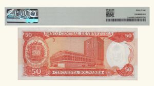 VENEZUELA, 50 Bolívares, Enero-27-1976, Serie D7, PMG64.
