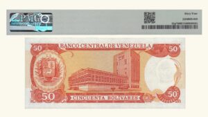 VENEZUELA, 50 Bolívares, Octubre-13-1998, Serie Z8, PMG64.  **REPOSICION**