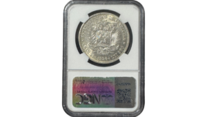 EE.UU. DE VENEZUELA, 5 Bolivares, 1936, NGC MS61. **FUERTE**