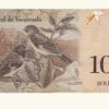 VENEZUELA, 100 Bolívares Fuertes, Febrero-3-2011, Serie G8, XF.  **ERROR DE IMPRESION** - Imagen 2