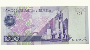 VENEZUELA, 1.000 Bolívares, Septiembre-10-1998, Serie Z8, UNC.  **REPOSICION**