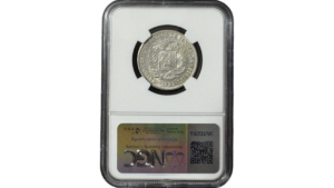 EE.UU. DE VENEZUELA, 2 Bolívares, 1935, NGC MS62.