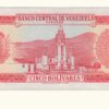 VENEZUELA, 5 Bolívares, Abril-11-1972, Serie R7, AU. - Imagen 2