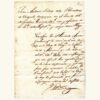 COLOMBIA, Carta de Juan Antonio Piñera, Certificando al Teniente Agustín Zindernajo, 1823