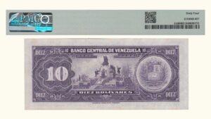 VENEZUELA, 10 Bolívares, Enero-29-1974, Serie H8, PMG64.