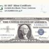 EE.UU., 1 Dollar, 1957, Serie X8A, PMG66-EPQ.  **SILVER CERTIFICATE**