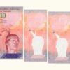 VENEZUELA, 10 BsF, Febrero-3-2011, Serie P8, UNC.  **PRUEBA SOLIDA PROGRESIVA: P55555555**