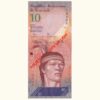 VENEZUELA, 10 Bolívares Fuertes, Septiembre-3-2009, Serie J8, UNC.  **MUESTRA SIN VALOR**