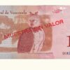 VENEZUELA, 10 Bolívares Fuertes, Marzo-20-2007, Serie A8, AU+.  **MUESTRA SIN VALOR** - Imagen 2