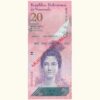 VENEZUELA, 20 Bolívares Fuertes, Febrero-3-2011, Serie Q8, UNC.  **MUESTRA SIN VALOR**