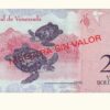 VENEZUELA, 20 Bolívares Fuertes, Agosto-19-2014, Serie Y8, UNC.  **MUESTRA SIN VALOR** - Imagen 2